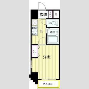 ヴェルステージ駒込(1K/10階)の間取り写真