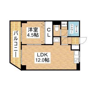 SAKURA檀渓(1LDK/1階)の間取り写真