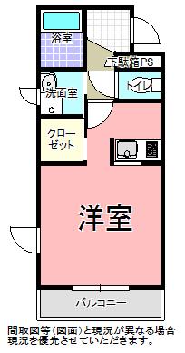 ソミナ メロディ(ワンルーム/3階)の間取り写真