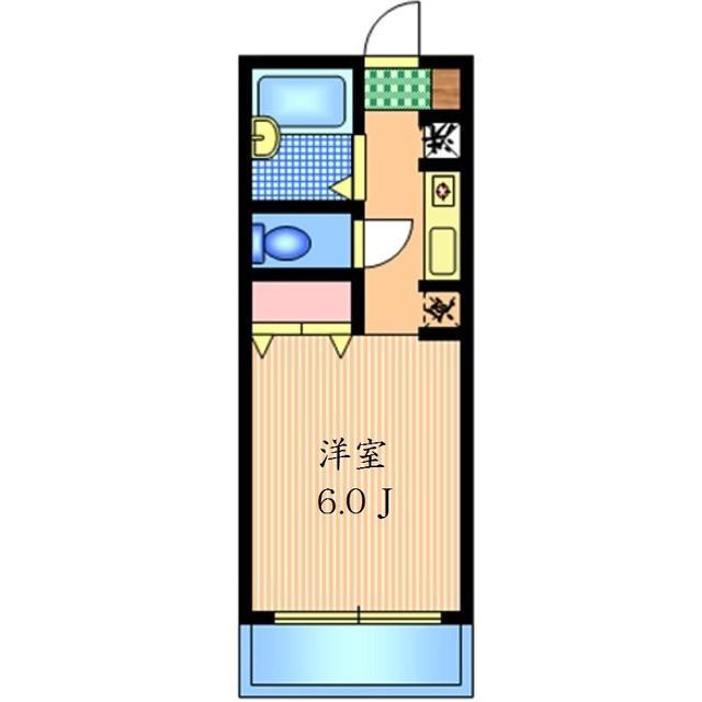 メゾンオリザ(1K/1階)の間取り写真
