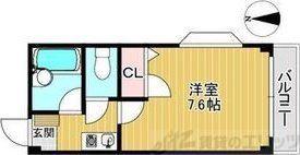 第2福井マンション(1K/3階)の間取り写真