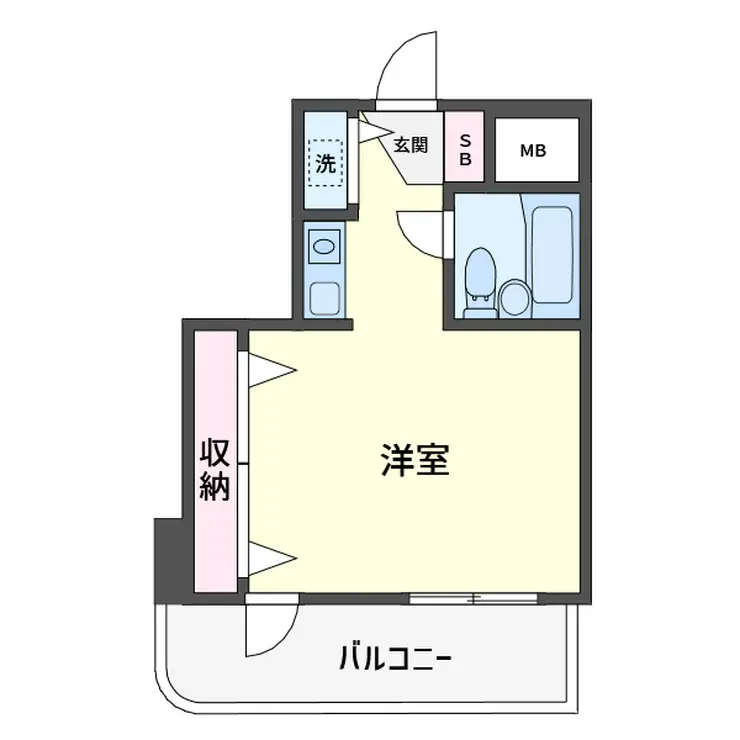 ロワレール横浜西壱番館 9階階 間取り