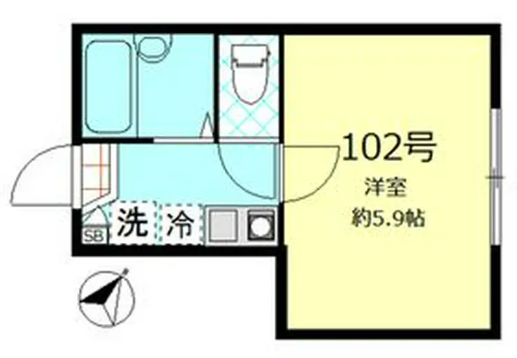 FERIO金町 1階階 間取り