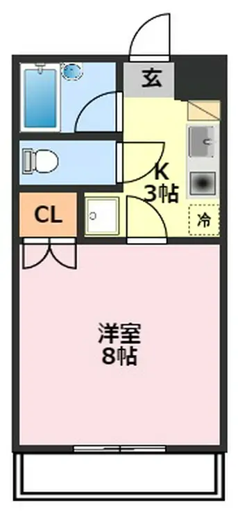 パレスベラージオ 1階階 間取り