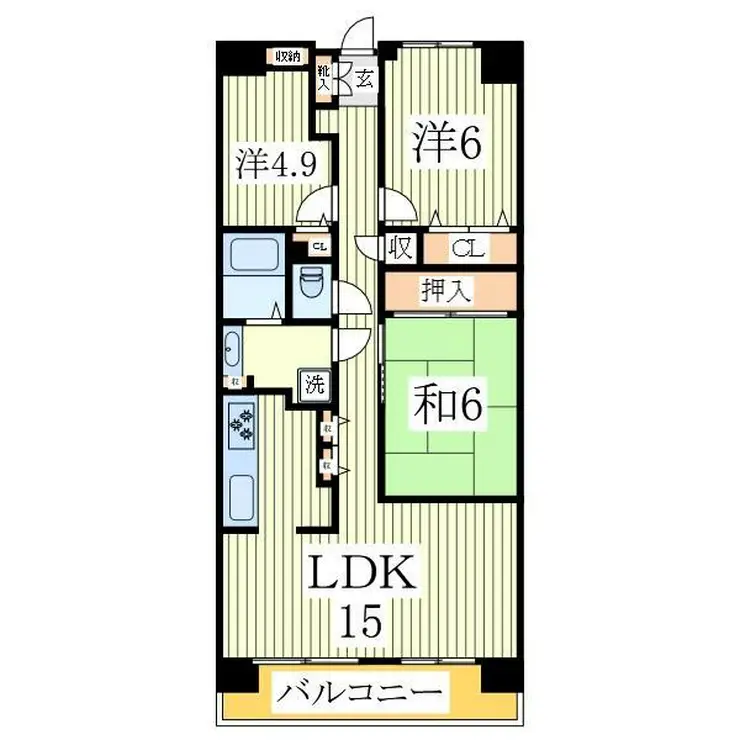 白井ロジュマン 11階階 間取り