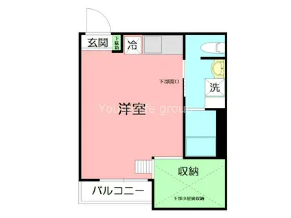 レガーメ東海(ワンルーム/2階)の間取り写真