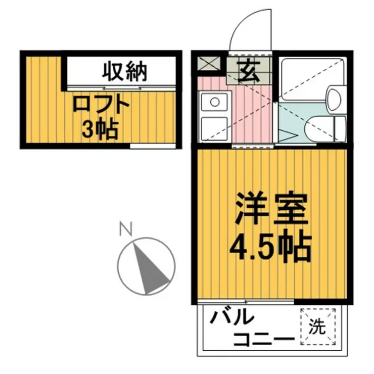 ウォールデン常盤台 2階階 間取り