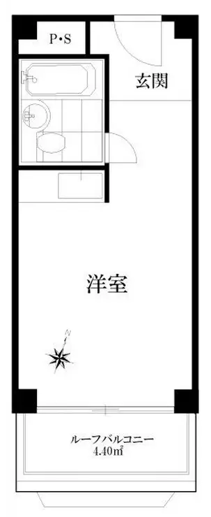 バルミー赤坂 4階階 間取り