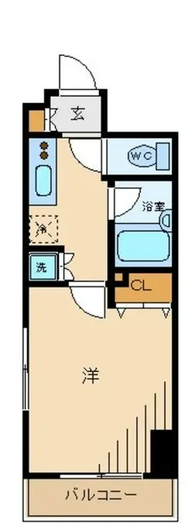 スパシエ アルカーノ府中 5階階 間取り