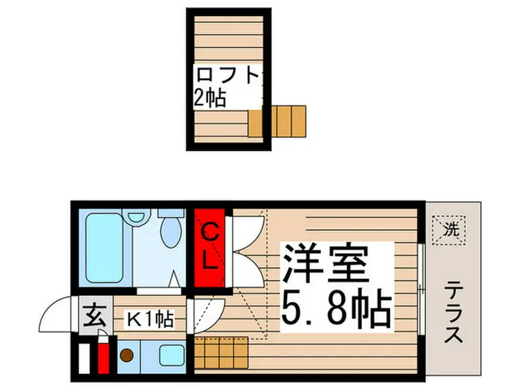 シアーズ富浜 1階階 間取り