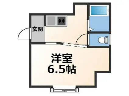 コーポ司II(ワンルーム/1階)の間取り写真
