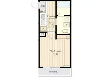 DELIGHT赤見台(1K/3階)の間取り写真