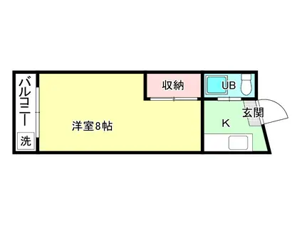 第2平井ビル(1K/7階)の間取り写真