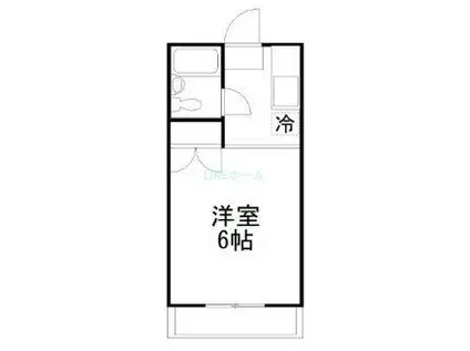 シティウィンドプラザII(1K/1階)の間取り写真