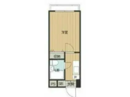 リバービレッジ(1K/1階)の間取り写真