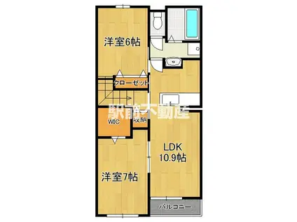 ネオタウン III(2LDK/2階)の間取り写真