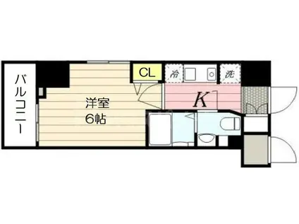 N-STAGE 三郷(1K/9階)の間取り写真