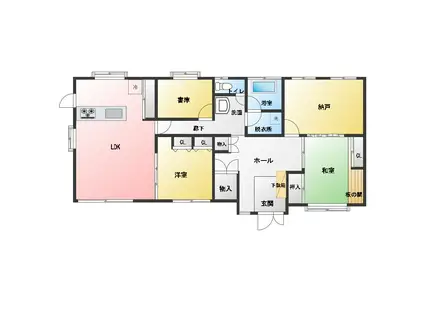 カーサフィオーリI PIANO TERRA(4LDK/1階)の間取り写真