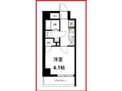 アーバンパークお花茶屋(1K/13階)の間取り写真