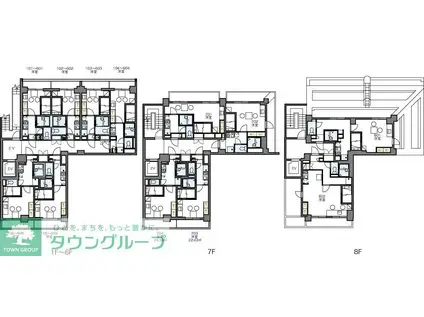 レオパレスFLAT浜松町(1K/3階)の間取り写真