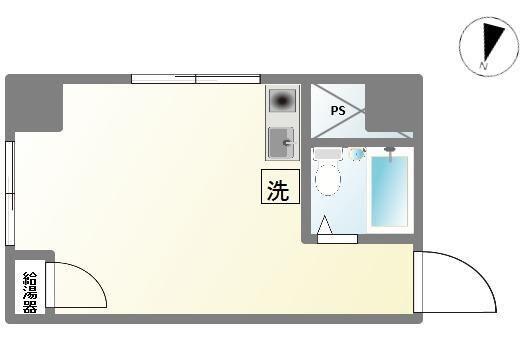日興パレスビル渋谷(ワンルーム/2階)の間取り写真