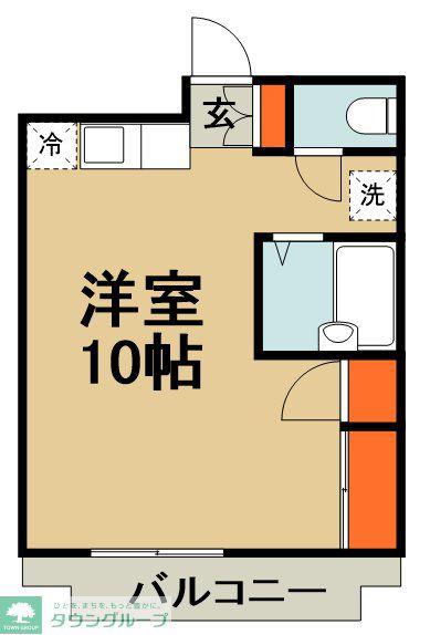 アンシャンテ21(ワンルーム/7階)の間取り写真