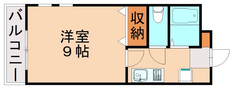 REXVALLEY(1K/2階)の間取り写真
