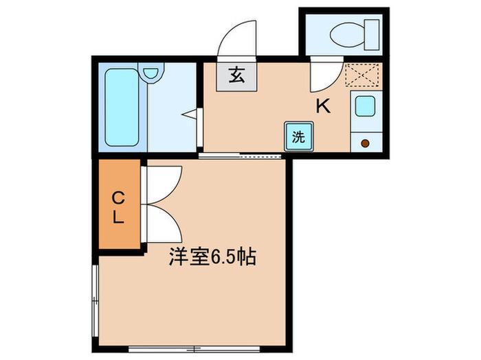 小石川アベニュー(1K/2階)の間取り写真