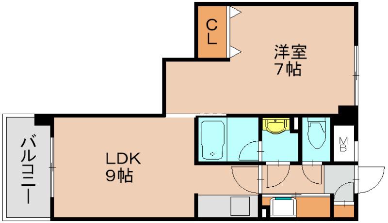 JTコニシ(1LDK/7階)の間取り写真