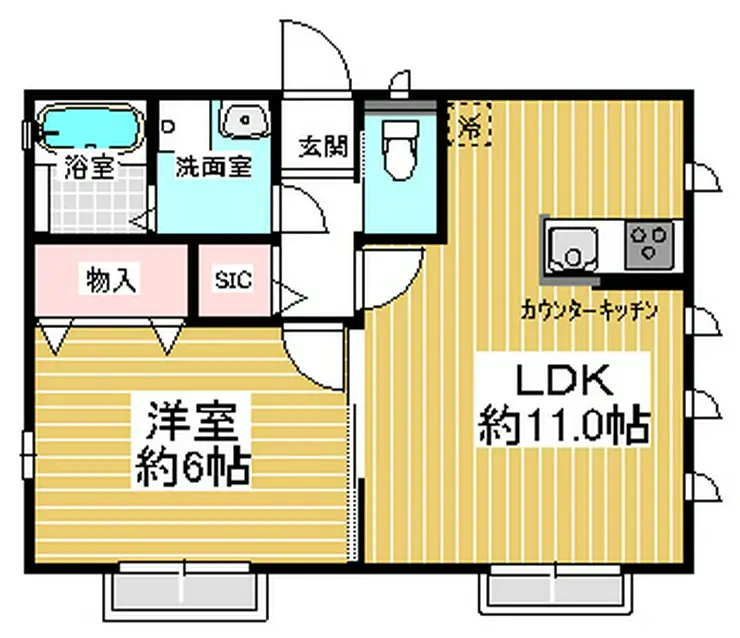 ユリシステラス 2階階 間取り