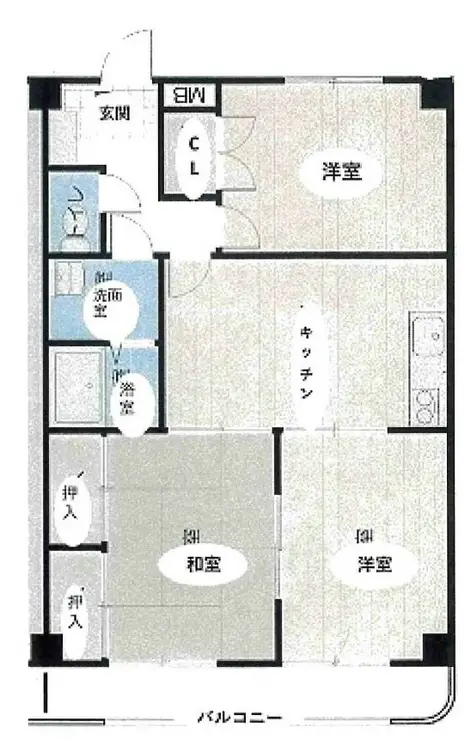 エミネンス青梅 2階階 間取り