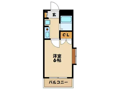 ダイホープラザ橋本II(1K/7階)の間取り写真
