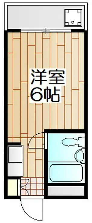 サンシティー松田Ⅰ 4階階 間取り