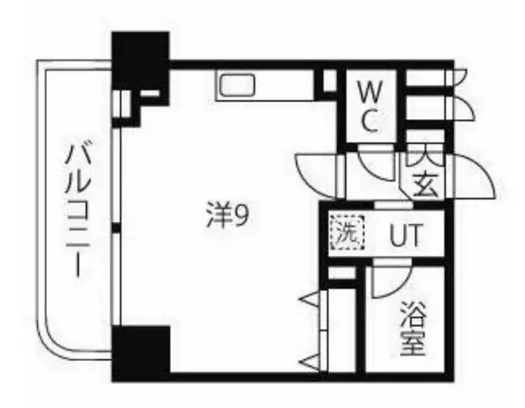 パインコート梅屋敷 6階階 間取り