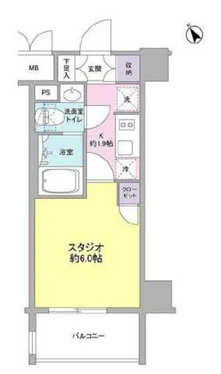 コンフォリア春日富坂 2階階 間取り