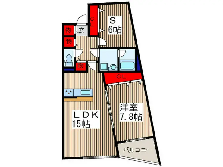アルカンシエル 1階階 間取り