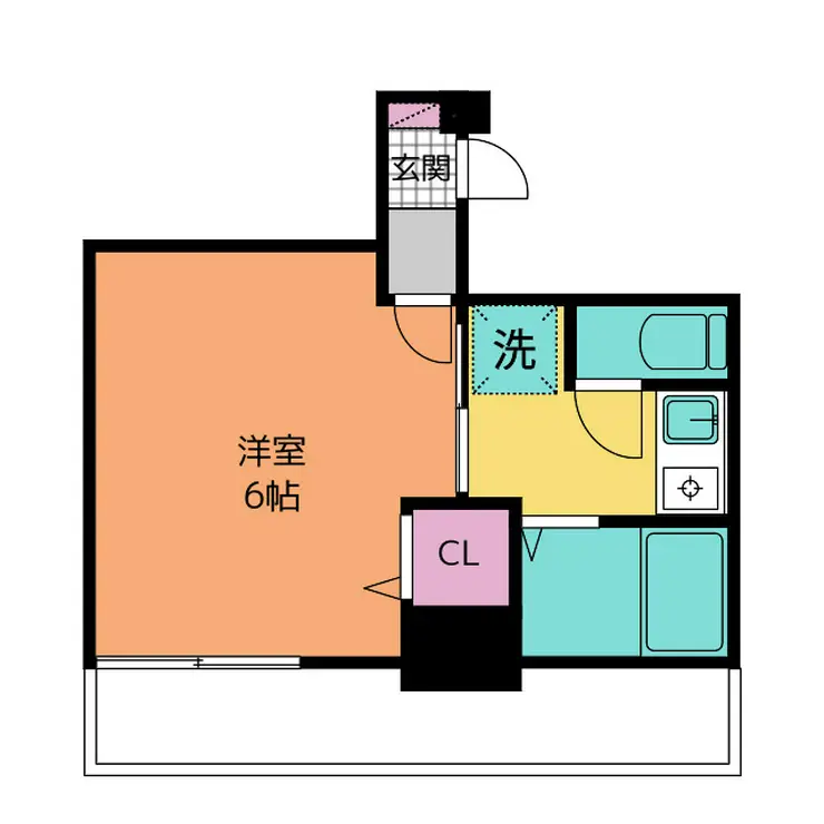 コアパレス・常葉6 5階階 間取り