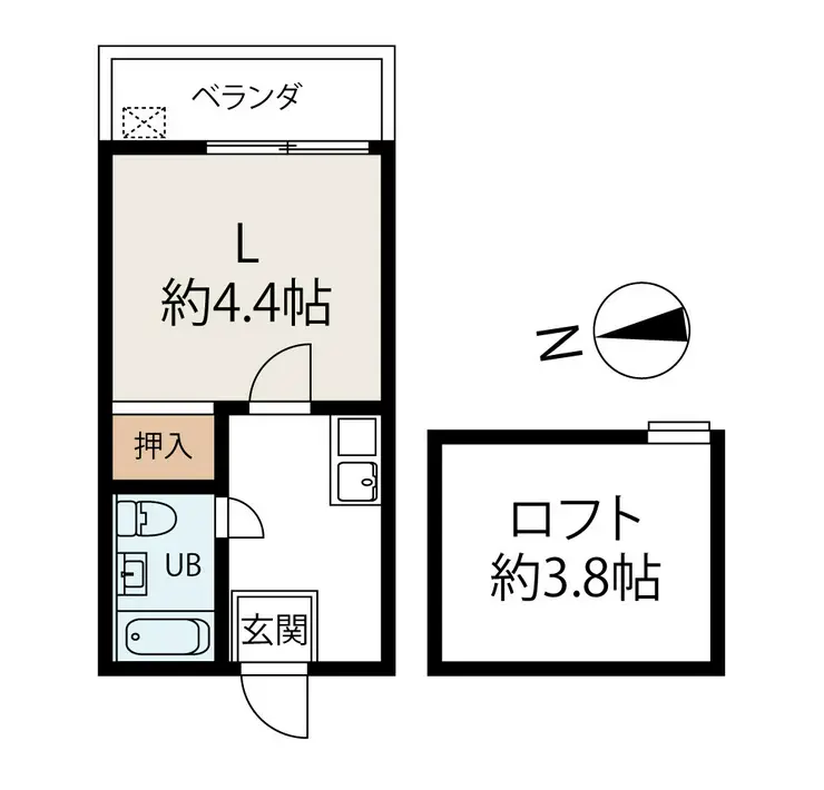 ハウスA 1階階 間取り