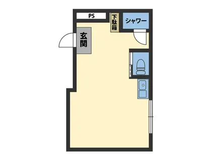 レグノ・アスール野方(ワンルーム/3階)の間取り写真