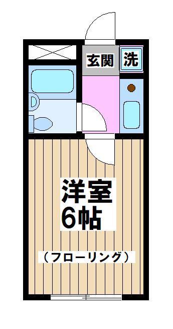 プチメゾン(1K/1階)の間取り写真