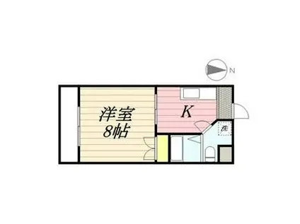 プレアール教育大前II(1K/4階)の間取り写真