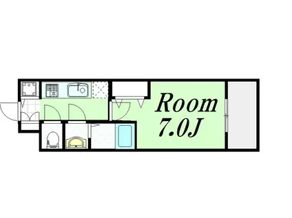 エスリード梅田グレイス(1K/10階)の間取り写真