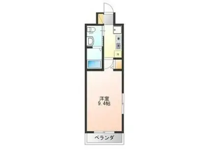 アド・ウイスティリア(1K/3階)の間取り写真