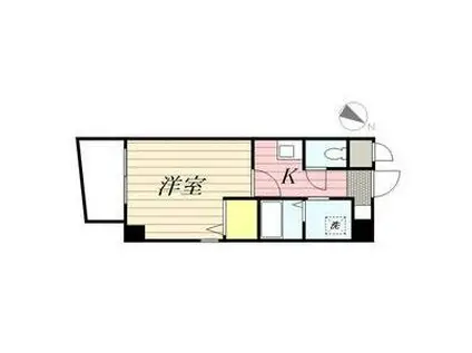 クリエイト名古屋天白公園(1K/7階)の間取り写真