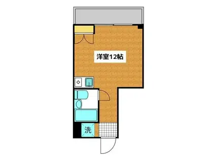 SAP市川II(ワンルーム/3階)の間取り写真