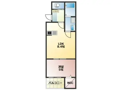 S-COURT千葉寺(1LDK/3階)の間取り写真