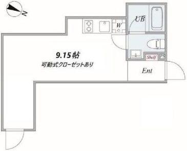 LALA THILA(ワンルーム/1階)の間取り写真
