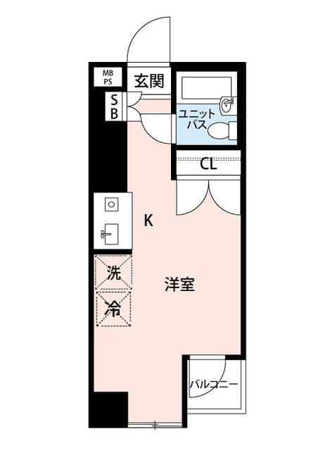 マイナビSTAYパレス渋谷道玄坂(ワンルーム/2階)の間取り写真