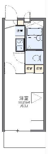 レオパレス三都(1K/2階)の間取り写真