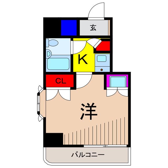 ワコーレ綾瀬II(ワンルーム/3階)の間取り写真